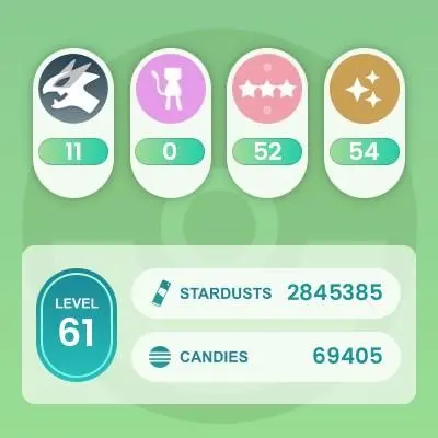 AC1473 -lv 61 Mystic | x25 3000CP | x165 2000CP | x11 Legendary | x54 shiny | x52 100IV | 100IV 3962CP x17 Garchomp | Rayquaza Regidrago