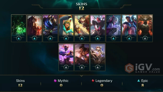 EUW - MASTER(228LP) %57WR - NEW GRANDMASTER 400LP DECAY! - 75 Champ - 15 Skins - 17.2K BE - HANDMADE - 46 LEVEL - FULL ACCES - CHEAP