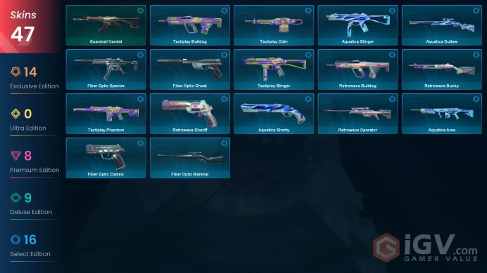 [NA] 47SKINS |8KNIVES | YaibaPrime//2.0 Karambit Reaver Karambit RGX 11z Pro Firefly Shellspire Sword XEROFANG Knife