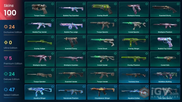 [NA] 100SKINS |11KNIVES | Guardrail Hammer Overlay Dagger Reaver Karambit RGX 11z Pro Karambit Shellspire Sword XEROFANG