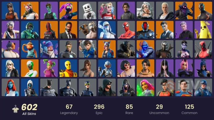 [PC/PSN/XBOX] 602 skins | Renegade Raider | Laugh It Up | OG Paradigma | WORLD CUP | Leviathan Axe | Chun-Li| Reflex | Fresh | 1300 VB