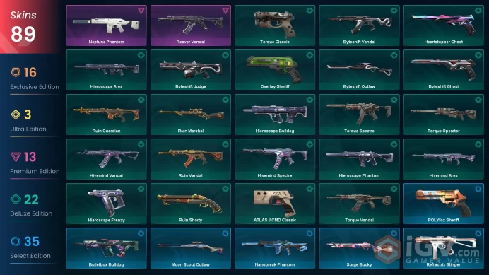 NA/USA 80175 VP Spent Champions 2025 Bundle Champions 2025 Vandal Evori's Spellcaster Primordium Vandal Reaver Vandal Neptune Phantom Prime Clas