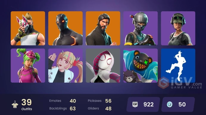 Full Access [Xbox/PSN/PC] The Reaper - 39 Skins - Spider-Gwen - Trailblazer - Omega - Drift - PC/Switch - FA #475