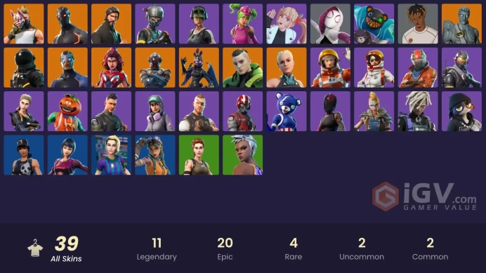 Full Access [Xbox/PSN/PC] The Reaper - 39 Skins - Spider-Gwen - Trailblazer - Omega - Drift - PC/Switch - FA #475