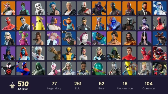 [PC/PSN/XBOX] 502 skins | Deluxe STW | Leviathan Axe |  Kratos | Lara Croft | WORLD CUP | Reaper Axe | Tidy | Laugh It Up | 2200 VB