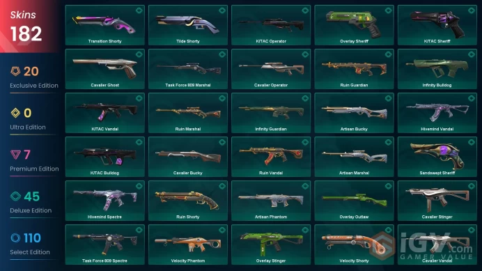 EU-TR - CHEAP VP -  Unranked - 182 Skins - Anomali Set - Rgx 11z Pro Vandal - Reaver Vandal - FULL ACCES -LIFETIME WARRANTY -CHEAP