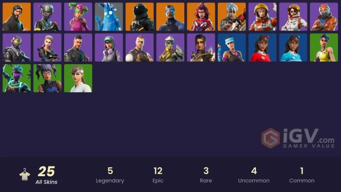 14255[PC/PSN/XBOX]The Reaper|Elite Agent|Kata Captain|Rogue Agent|Ronin|Carbide|Valor|Dark Voyager|Polar Peely|Zoey|Battlehawk