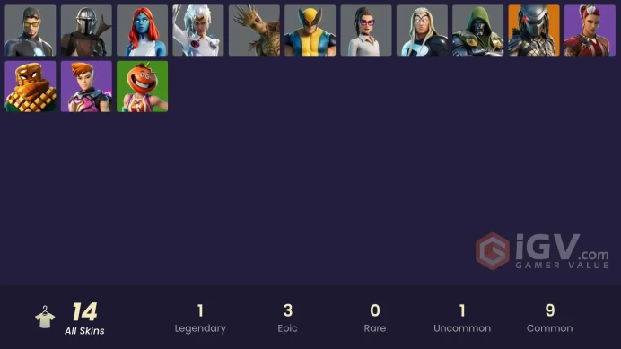 14266[PC/PSN/XBOX]Predator|Mandalorian|Tony Stark|Jennifer Walters|Wolverine|Groot|Doctor Doom|Thor|Mystique|Storm|Mave|Reese|