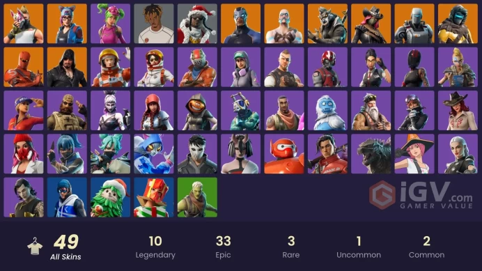 49 skins | Take The L | Snowflake | Point Patroller | Zenith | Drift | Hybrid | Lynx | Dire | Calamity | Blackheart | Ragnarok | Carbide