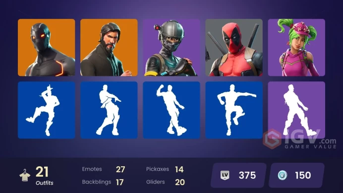 21 skins | The Reaper | Elite Agent | Take The L | Omega | Ride The Pony | Snowflake | Blue Team Leader | Gear Specialist Maya | Valor