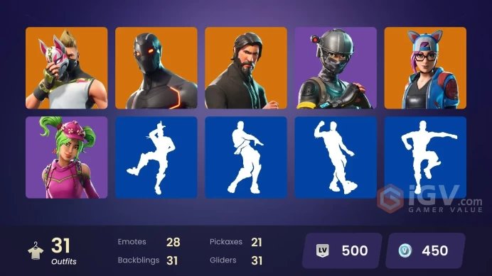30 skins | The Reaper | Elite Agent | Take The L | Ride The Pony | Snowflake | Omega (stage 5) | Rogue Agent | Blue Striker | Valor | Zenith