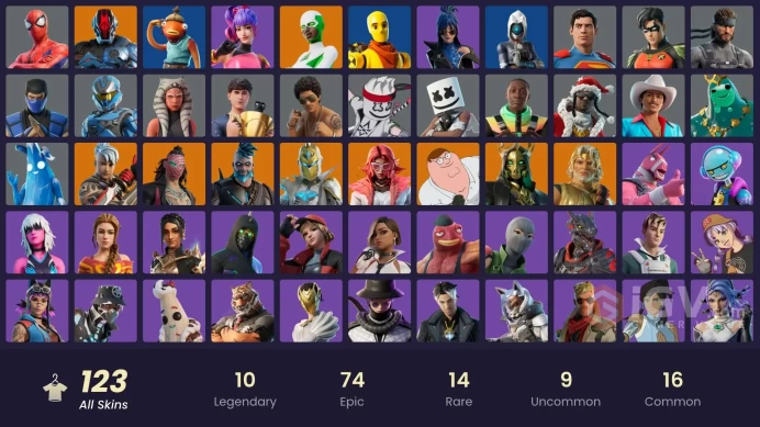 [PSN/PC/Xbox] 123 skins | Reaper | Backlash | Spider-Man | Peter Griffin | Cobalt Snowfoot | Omegarok | Zeus | Ronin | Spectra Knight | Hades | 