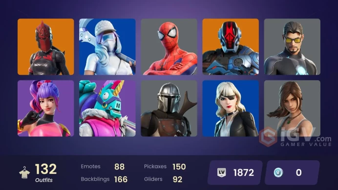 [PSN/PC/Xbox] 132 skins | Lara Croft | Reaper | Spider-Man | Victor Elite | Fashion Banshee | The Imagined | Ronin | Fade | Mecha Cuddle Master 