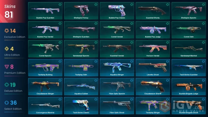 [NA] 81 SKINS | 9KNIVES | Guardrail Hammer Origin Crescent Blade Reaver Karambit Reaver Knife XEROFANG Knife