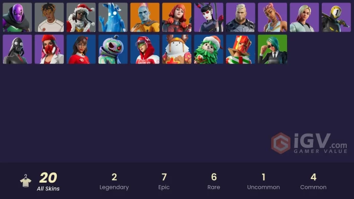 [PSN/PC/Xbox] 20 skins | The Imagined | The Origin | Prowler | Polar Peely | Slayer Juice WRLD | Santa Dogg | Chaos Director | Tsuki 2.0 | 300 V