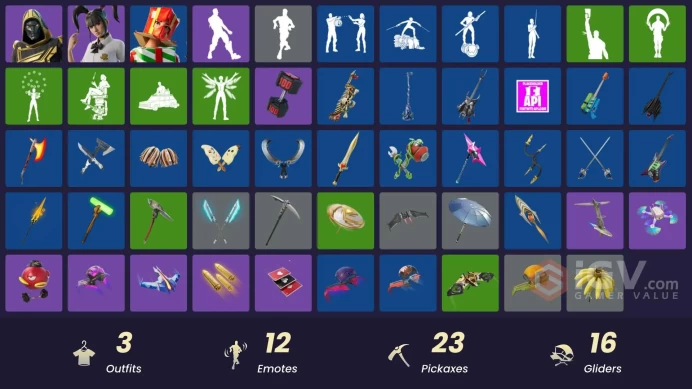 [PSN/PC/Xbox] 3 skins | Blitz Knight | Yuki Yubari | Holiday Boxy | Spectra Protector | Cozy Conch | Gwenpool's Katanas | Dreamer's Two-Shot | 5