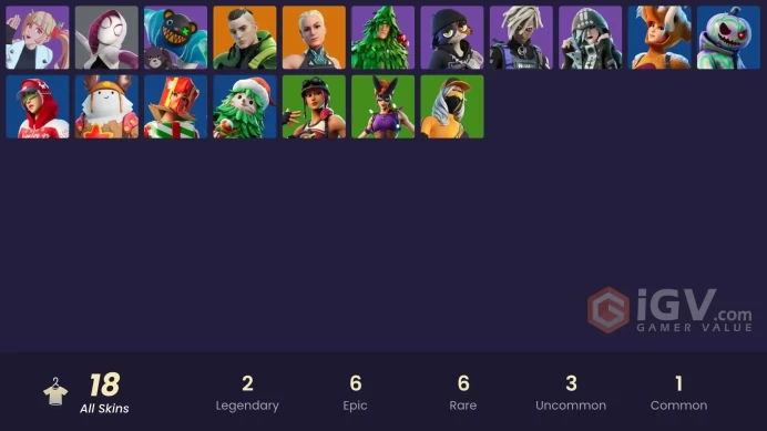 [PSN/PC/Xbox] 18 skins | Spider-Gwen | Twyn | Paradigm (Reality-659) | Grriz | Crowne | Meow Skulls | Lt. Evergreen | Bytes | Lennox Rose | 0 VB
