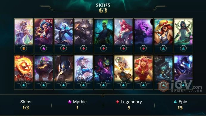 | SG | 62 SKINS | SILVER 2 | 160 CHAMPIONS | 173 LEVEL | INSTANT DELIVERY | FULL ACCESS | FkS00 |