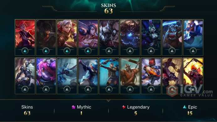| SG | 62 SKINS | SILVER 2 | 160 CHAMPIONS | 173 LEVEL | INSTANT DELIVERY | FULL ACCESS | FkS00 |