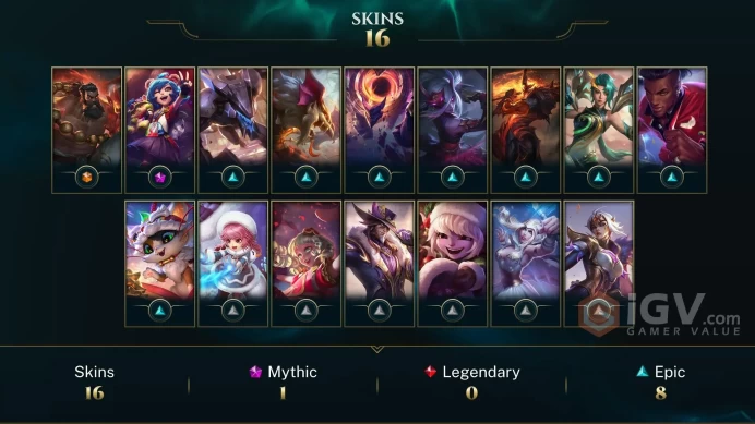 | EUNE | 16 SKINS | PLATINUM 3 | 59 CHAMPIONS | 69 LEVEL | INSTANT DELIVERY | FULL ACCESS | FkRsa |