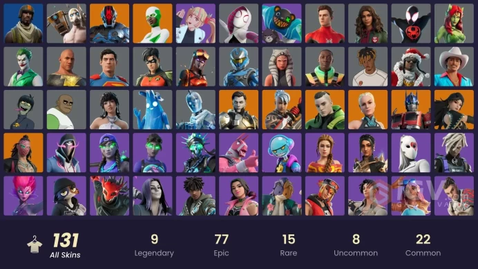 [PSN/PC/Xbox] 131 skins | Dummy Supreme | Backlash | Psycho Bandit | Spider-Gwen | Aerial Assault Trooper | Black Adam | Optimus Prime | Twyn | 