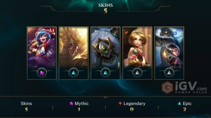 【LAN 】Level 29    11 Champ/ 5 Skins   Full Access  High Quality Account  Instant Delivery️
