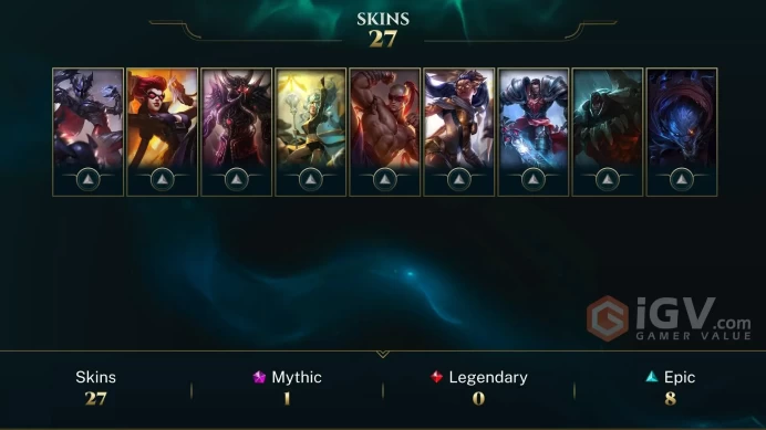 【LAN 】Level 65 49 Champ/ 27 Skins Full Access High Quality Account Instant Delivery️