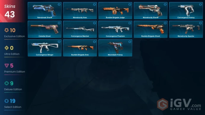 EU | 43 skins | Champions 2024 Blade | RGX 11z Pro Karambit | Champions 2024 Phantom | Xenohunter Knife | Yoru's Stylish Butterfly Comb | C6647