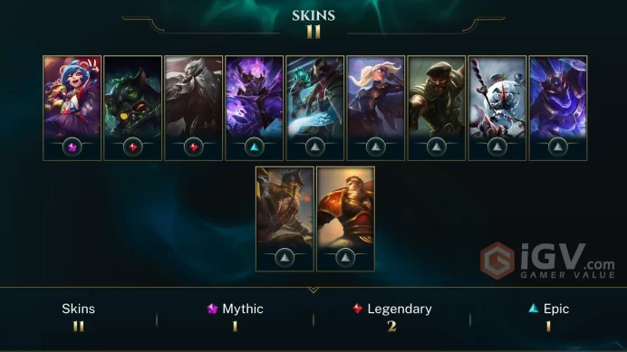 Europe West HANDLVL'D IRON 4 (-8 LP) ( 0 WINS, 26 LOSSES ) + BE:5K + 30 CHAMPS + FULL ACCESS + Instant Delivery + A049