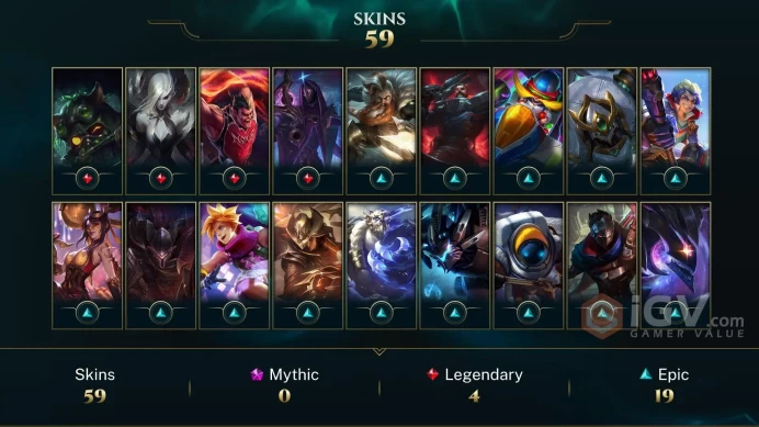 EUW - MASTER(16LP) - 142 Champ - 60 Good Skins(4 Legendary, 19 Epic) - 31.7 BE - HANDMADE - S3 ACC - FULL ACCES - LIFETIME WARRANTY - CHEAP
