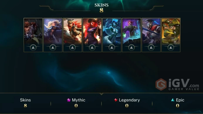 【LAN 】Level 37    90 Champ/ 8 Skins   Full Access  High Quality Account  Instant Delivery️