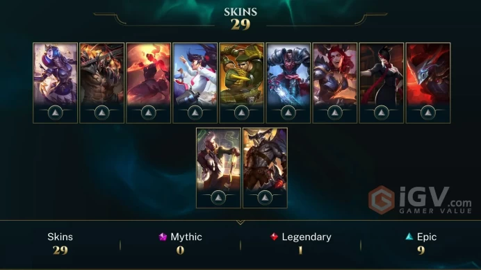 【LAN 】Level 144    90 Champ/ 29 Skins   Full Access  High Quality Account  Instant Delivery️