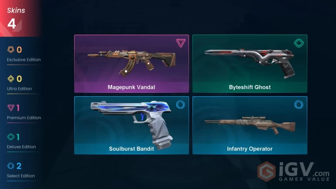 EU | VP 157 | LVL 63 | Magepunk Vandal | Byteshift Ghost | Soulburst Bandit | Infantry Operator | V0757