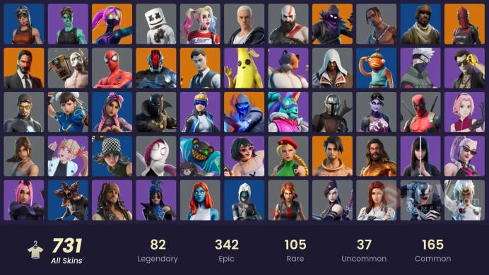 [PC/PSN/XBOX] 728 skins | Deluxe STW | Travis Scott| Gold Kratos | Leon S. Kennedy | Leviathan Axe| Reaper Axe | 1000 VB