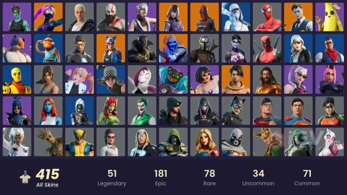 [PC/PSN/XBOX] 415 skins | Deluxe STW | Glow |Leviathan Axe | WORLD CUP | Gold Kratos | Lara Croft |Reaper Axe | Laugh It Up | Point It Out