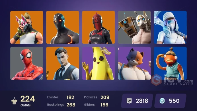 224 skins | Rogue Spider Knight | Gold Meowscles | WORLD CUP | Gold Midas | Gold Brutus | Shot Stopper | Snake Eyes | Rogue Agent | 550 VB