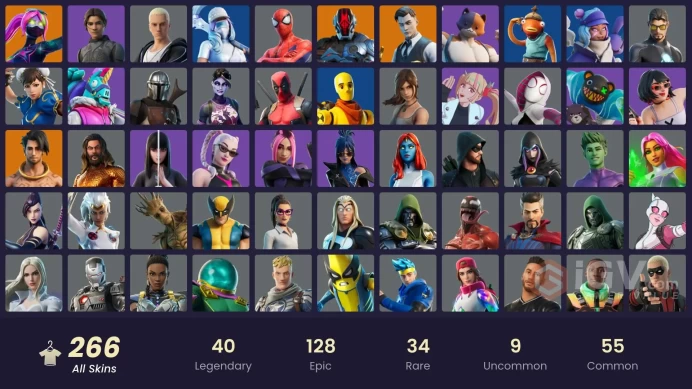 266 skins | OG STW | Leviathan Axe | Gold Midas | Gold Brutus | Spire Assassin | Galaxia | Twyn | Gear Specialist Maya | Vi | The Ageless | Zeu