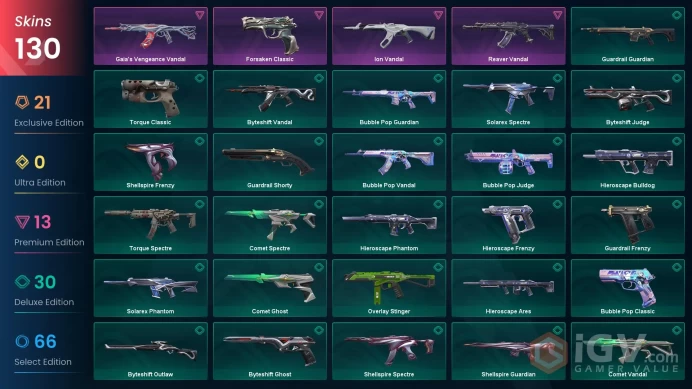 NA/USA 87580 VP Spent VCT 2025 Karambit Champions 2024 Phantom Gaia's Vengeance Vandal Reaver Vandal Kuronami Vandal Prelude to Chaos Vandal Oni