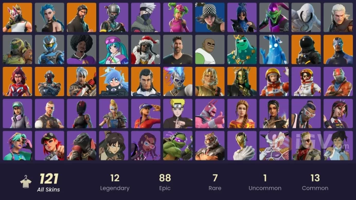 [PC/PSN/XBOX] [MAIL CHANGEABLE!] 121 skins |Take The L | Mako | The Reaper | Elite Agent |Orange Justice | 1250 VB