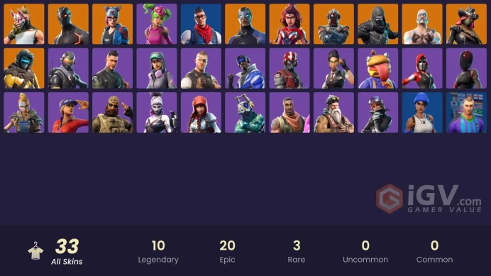 [PC/PSN/XBOX]  [MAIL CHANGEABLE!] 33 skins | Fresh |Orange Justice |Hot Marat | Omega | Take The Elf| 500 VB