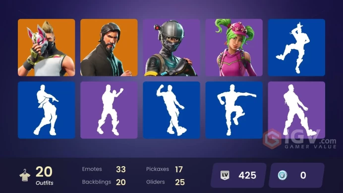 [PC/PSN/XBOX] [MAIL CHANGEABLE!] 20 skins | Take The L | The Reaper | Elite Agent | Rogue Agent |Orange Justice | Fresh| Take The Elf