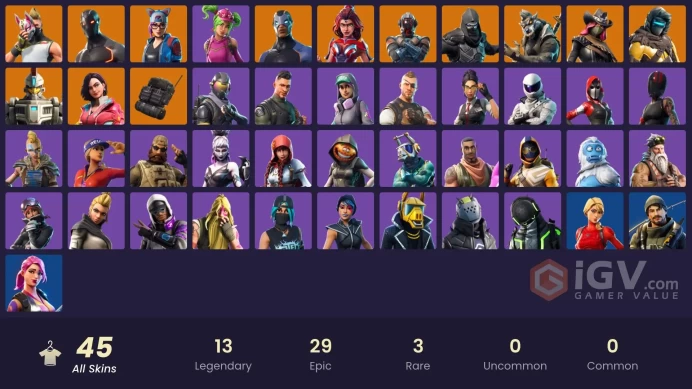 [PC/PSN/XBOX] [MAIL CHANGEABLE!] 45 skins |Rogue Agent | Orange Justice | Take The Elf | Hot Marat | 1150 VB