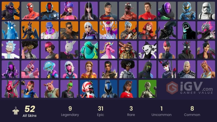 [PC/PSN/XBOX] FA 52 SKINS | SULTURA | EXPLORER EMILIE | LOWLIGHT | THE CUBE QUEEN (ISLANDBANE) | ON | OFF | SIDEWAYS WARRIOR | RAVAGE | RAVEN |