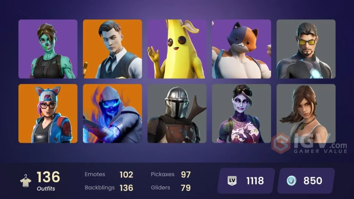 [PC/XBOX] FA 136 SKINS | GHOUL TROOPER | SKULL TROOPER | MERRY MARAUDER | LEVIATHAN AXE | MANDALORIAN | LYNX | LARA CROFT | MIDAS | GRIND |