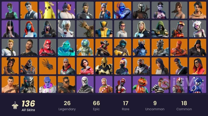 [PC/XBOX] FA 136 SKINS | GHOUL TROOPER | SKULL TROOPER | MERRY MARAUDER | LEVIATHAN AXE | MANDALORIAN | LYNX | LARA CROFT | MIDAS | GRIND |