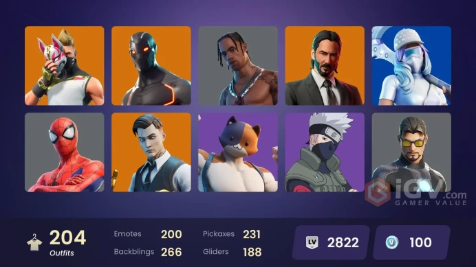 [NIN/PC] 204 SKINS | TRAVIS SCOTT | TAKE THE L | ASTRO JACK | OMEGA (STAGE 5) | GOLD MIDAS | ROGUE AGENT | NARUTO UZUMAKI | MIKE LOWREY | STAGE