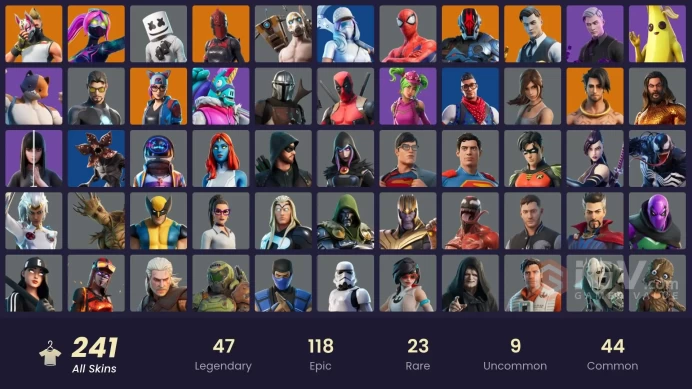 [Code A33] [PC] 241 skins | OG STW | Blue Team Leader | Astro Jack | Gold Meowscles | Gold Midas | Gold Brutus | Cloud Striker | Prodigy | Sultu