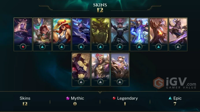 [EUW] S2026 - Emerald 3 - 16 skin-73k b.e - Honor level 5 nice loot full access - Safe - Instant