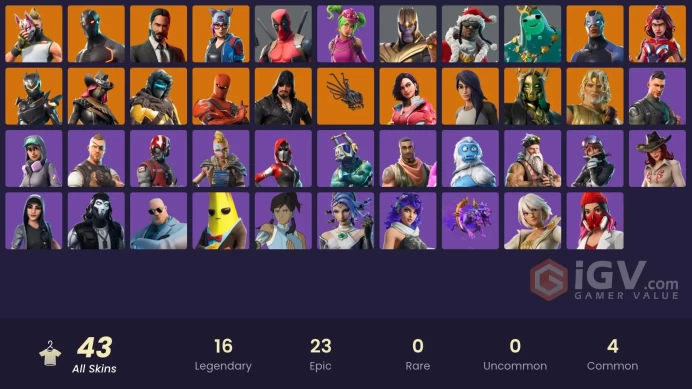 [PC/PSN/XBOX] FA 43 SKINS | HYPE | JOHN WICK | GRIND | CLUTCH | BRUTUS | WINGMAN | VALOR | OMEGA | THE ACE | TAKE THE ELF | BOOGIE DOWN |