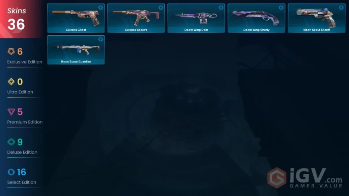 EU [ 36 TOP SKINS + 4 KNIFE ] Forsaken Ritual Blade + Neo Frontier Sheriff + Araxys Phantom + Recon Phantom + Recon Phantom / full acces